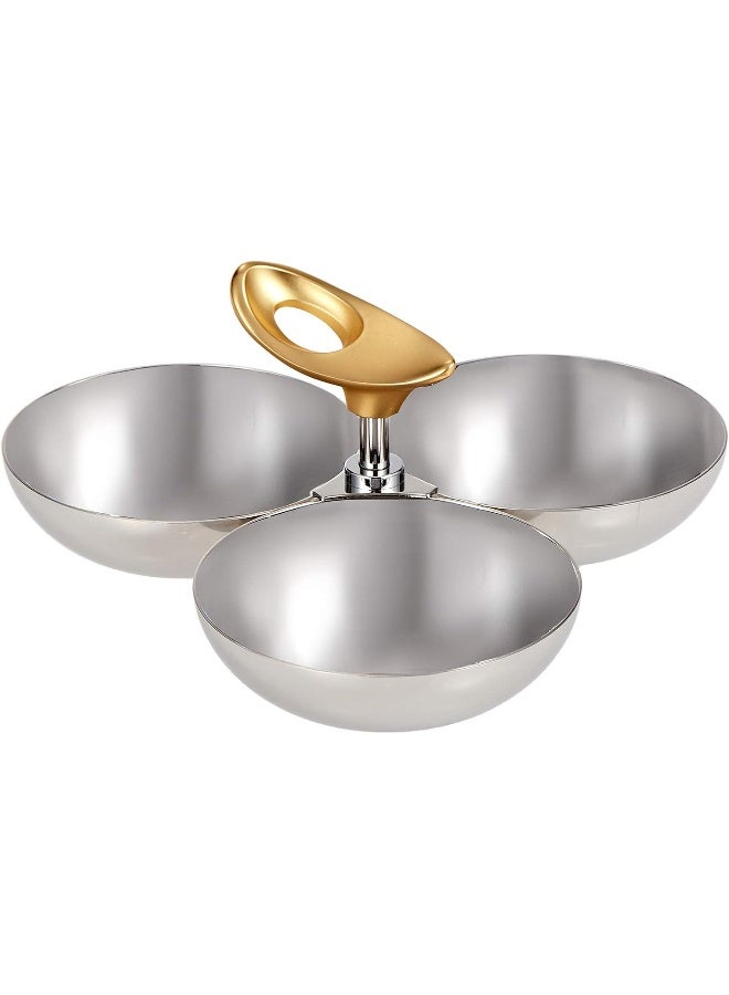 ريجنت وعاء وجبات خفيفة ب3 فتحات O2 ذهبي بحجم قياسي - Image 3