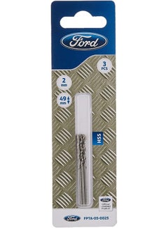 Ford 3-Piece HSS Metal Drill Bits Set Silver  - Image 3