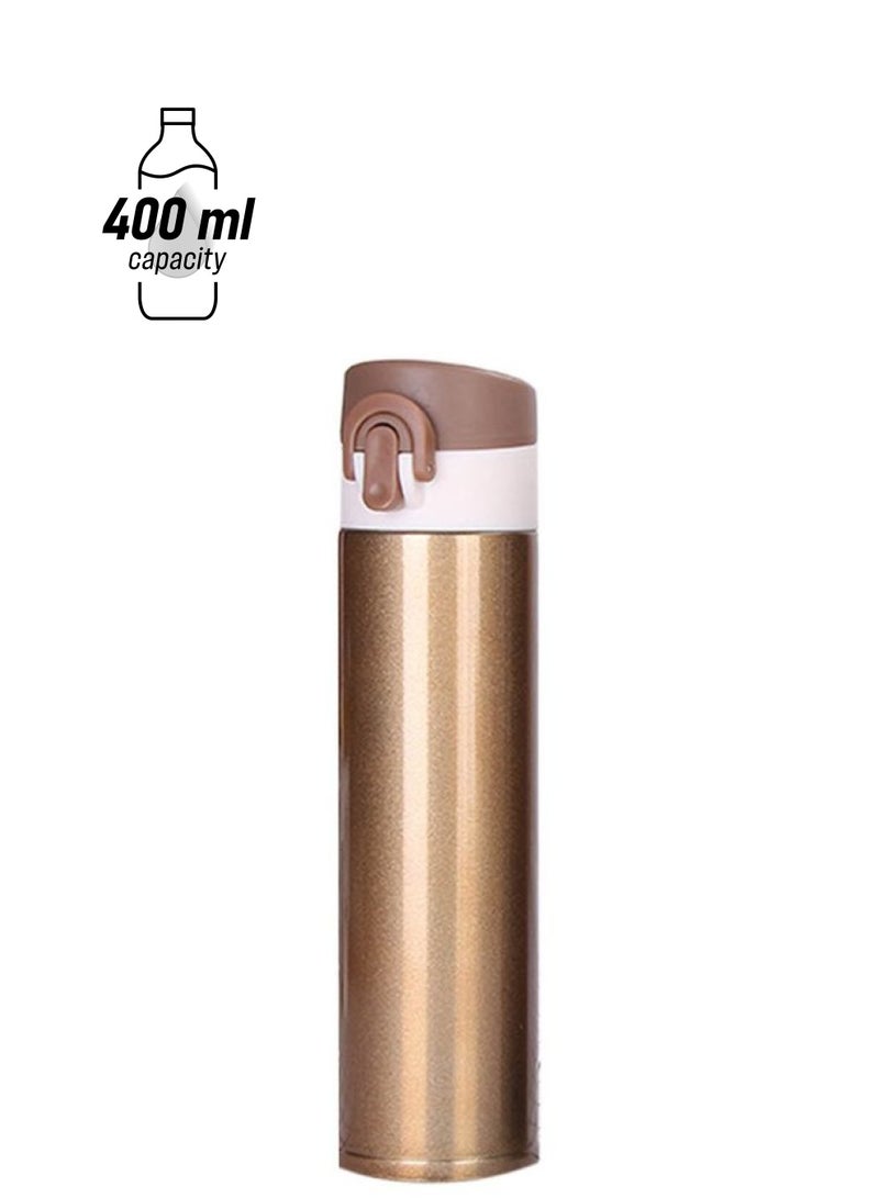 Stainless Steel Water Bottle Rose Gold 23x6cm - Image 1