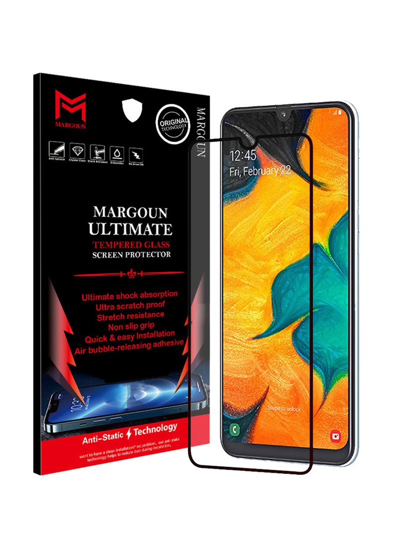 MARGOUN 3D Tempered Glass Screen Protector For Samsung Galaxy A30 Brown/Clear - Image 1