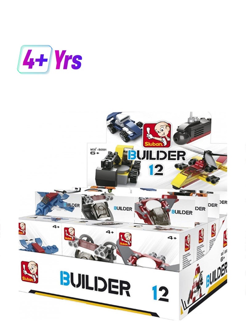 Sluban - M38-B0591 12-Piece Builder Set 12 4+ Years - Image 1