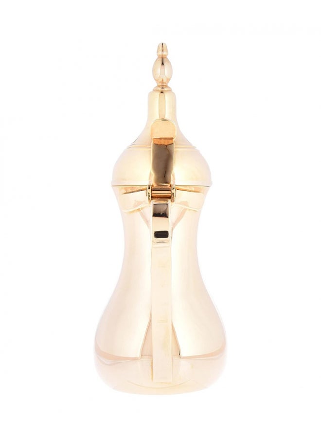 Alsaif Stainless Steel Arabic Coffee Dallah Flask Gold 1Liters  - Image 2