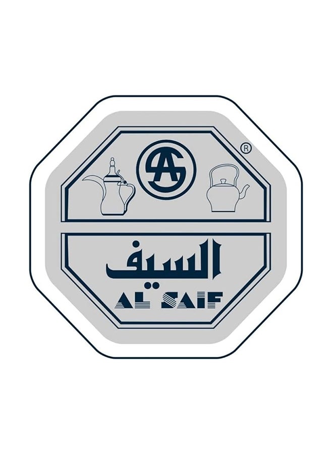 السيف صينية مربعة ذهبي/فضي  - Image 2