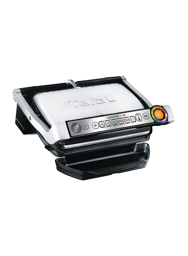 Tefal - indoor Electric Grill, Optigrill Plus/BBQ. With snacking and baking accessory, 2 Years Warranty 2000 W GC715D28 Stainless Steel / Black - Image 1