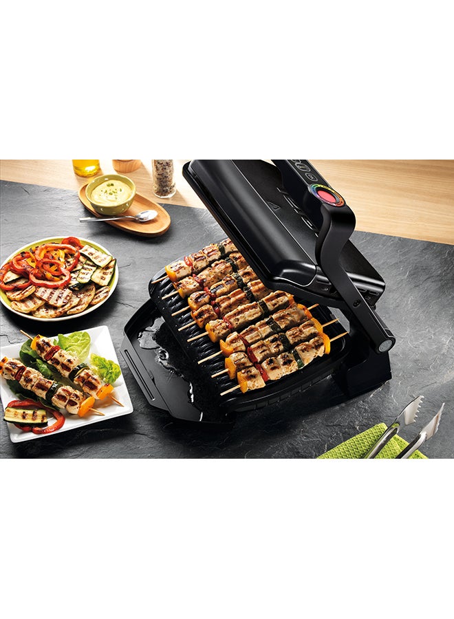 Tefal - indoor Electric Grill, Optigrill Plus/BBQ. With snacking and baking accessory, 2 Years Warranty 2000 W GC715D28 Stainless Steel / Black - Image 1