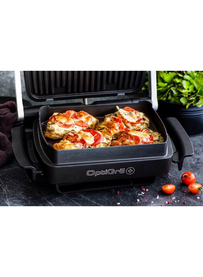 تيفال شواية كهربائية داخلية، اوبتي جريل بلس/باربيكيو. مع ملحقات الوجبات الخفيفة والخبز، ضمان لمدة عامين - Image 2