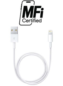 8-Pin USB Lightning Cable For Apple Devices White