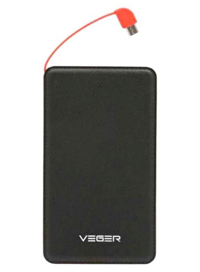 VEGER Portable Power Bank Black/Red - Image 1