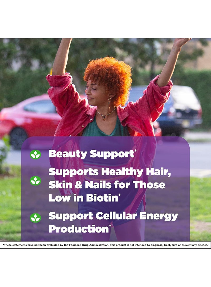 NATROL - Biotin Beauty 10000 mcg - 100 Tablets Packaging May Vary - Image 1