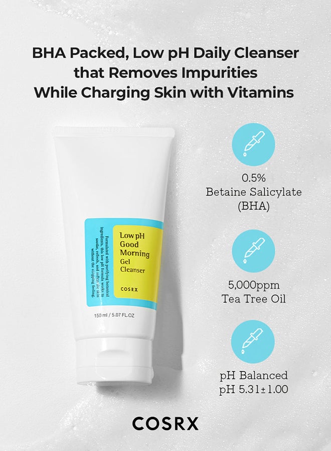 COSRX Low Ph Good Morning Gel Cleanser Clear 150ml - Image 3