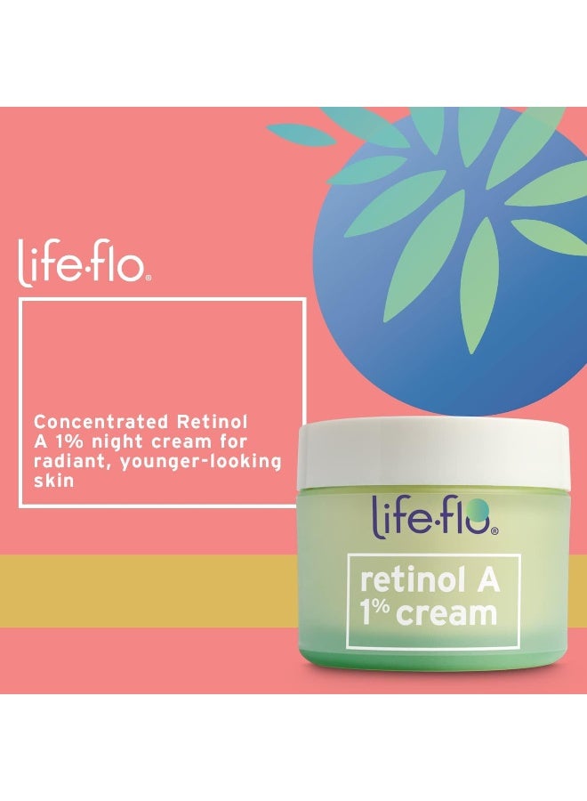 Life Flo Health Retinol A 1%, Advanced Revitalization Cream Clear 48grams - Image 3