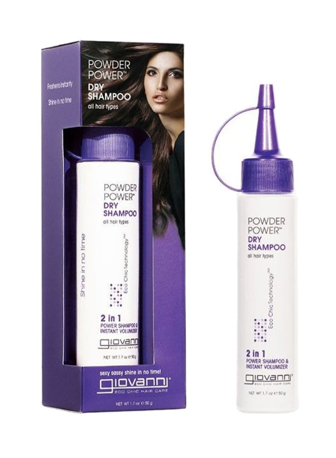 Giovanni Giovanni Powder Power Dry Shampoo, 2 In 1 Power Shampoo & Instant Volumizer, For All Hair Types White 50grams  - Image 1