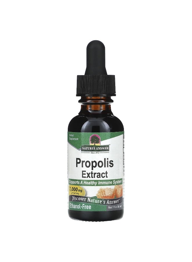 NATURE'S ANSWER Propolis Extract Alcohol-Free 1000 Mg 1 Fl Oz  - Image 1