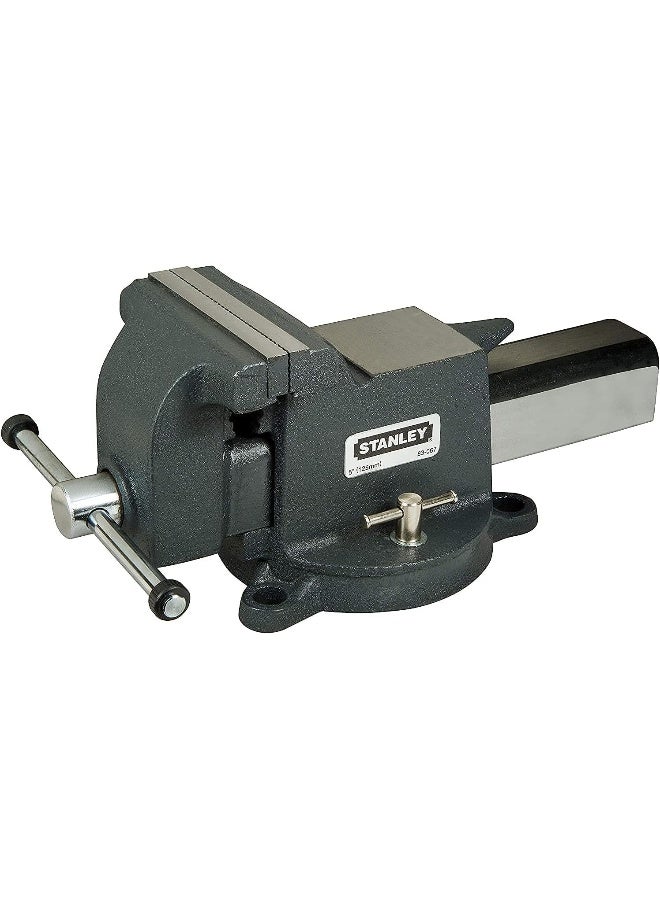 Stanley - Heavy Duty Bench Vice Silver/Black - Image 1