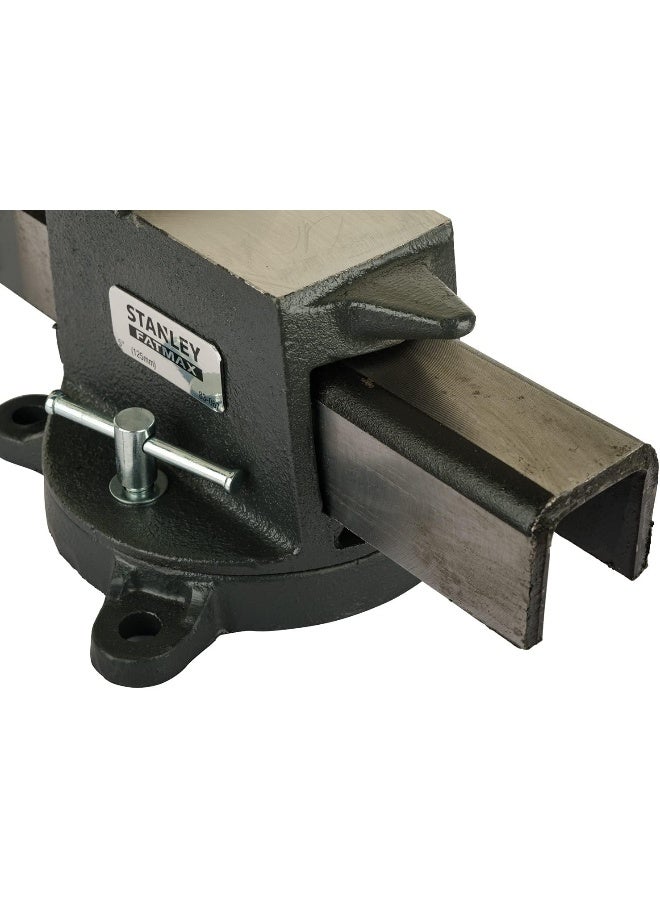 Stanley - Heavy Duty Bench Vice Silver/Black - Image 1