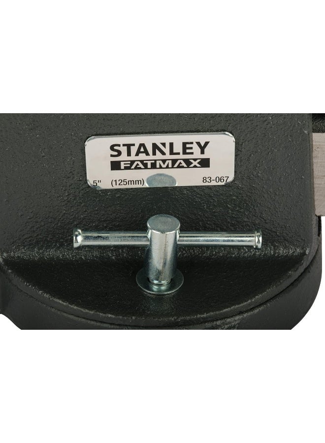 Stanley - Heavy Duty Bench Vice Silver/Black - Image 1