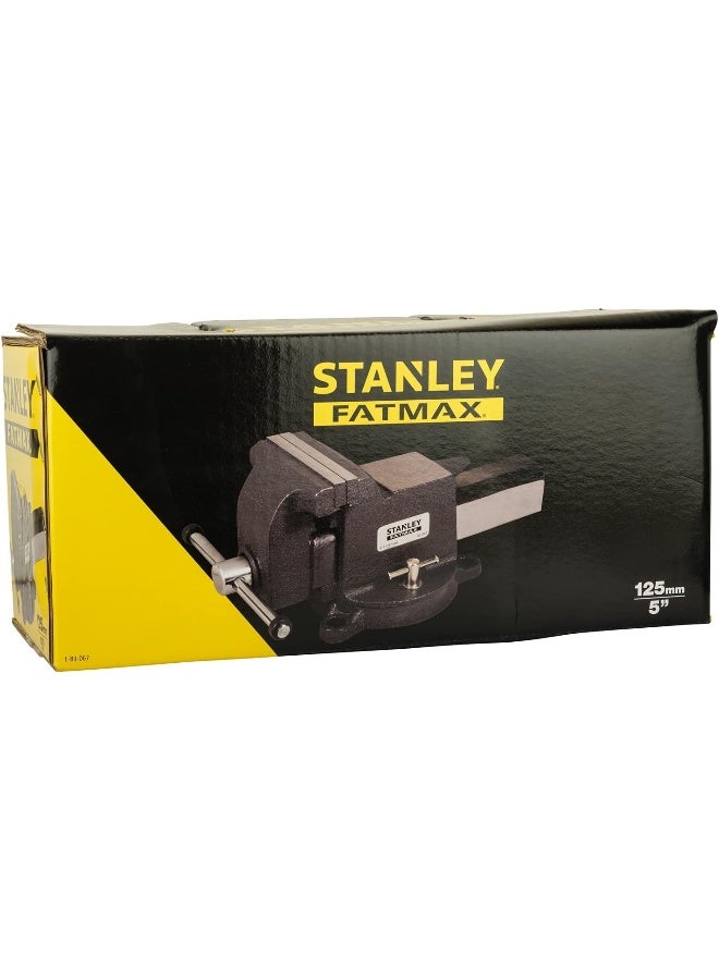 Stanley - Heavy Duty Bench Vice Silver/Black - Image 1