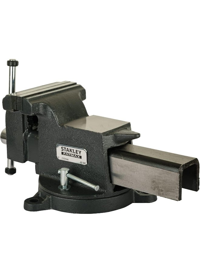 Stanley - Heavy Duty Bench Vice Silver/Black - Image 1