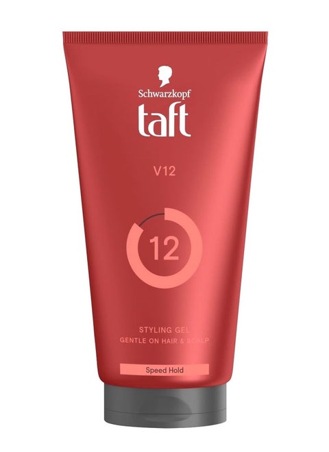 V12 Styling Gel Gentle On Hair And Scalp, Speed Hold 150ml