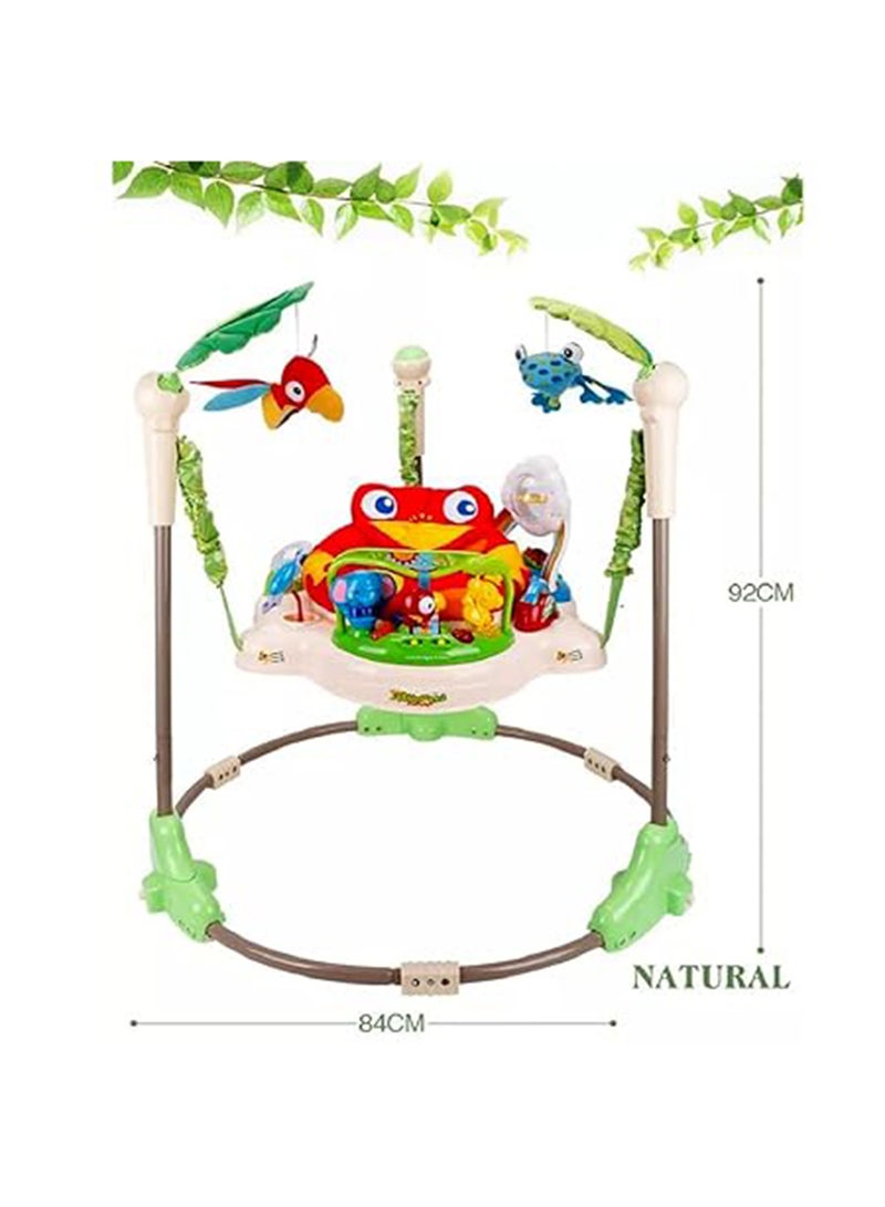 Generic - Jumparoo Rainforest Baby Bouncing Jumper Walker With Music And Lights, 9 - 12 Months - Image 1