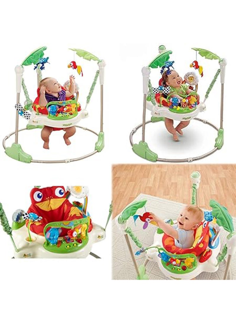 Generic - Jumparoo Rainforest Baby Bouncing Jumper Walker With Music And Lights, 9 - 12 Months - Image 1