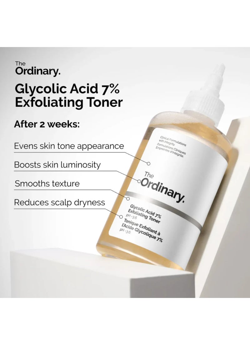 The Ordinary Glycolic Acid 7% Exfoliating Toner 240ml - Image 2