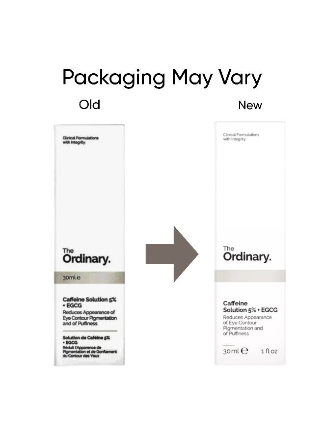 The Ordinary - Caffeine Solution 5% + Egcg Serum, 30 Ml Packaging May Vary 30ml - Image 1