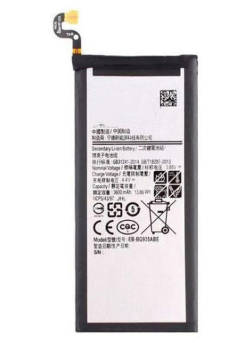 سامسونج بطارية بديلة لهاتف سامسونج غالاكسي S7 إيدج أبيض - Image 1