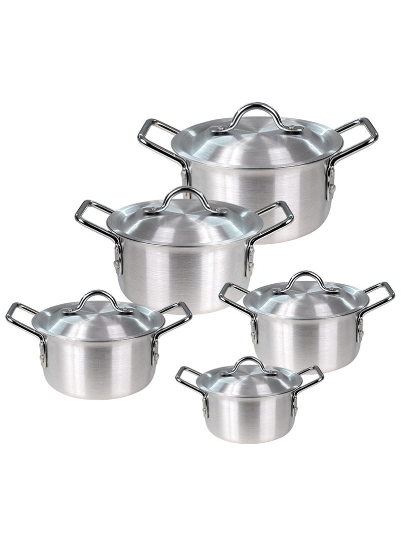 Generic - 10-Piece Aluminium Cookware Set Silver - Image 1