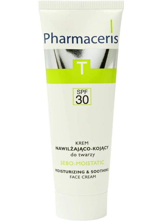 Pharmaceris T Sebo Matt‑Moistatic Cream SPF30 For Oily Combination And Acne‑Prone Irritated Skin 50ml - Image 4