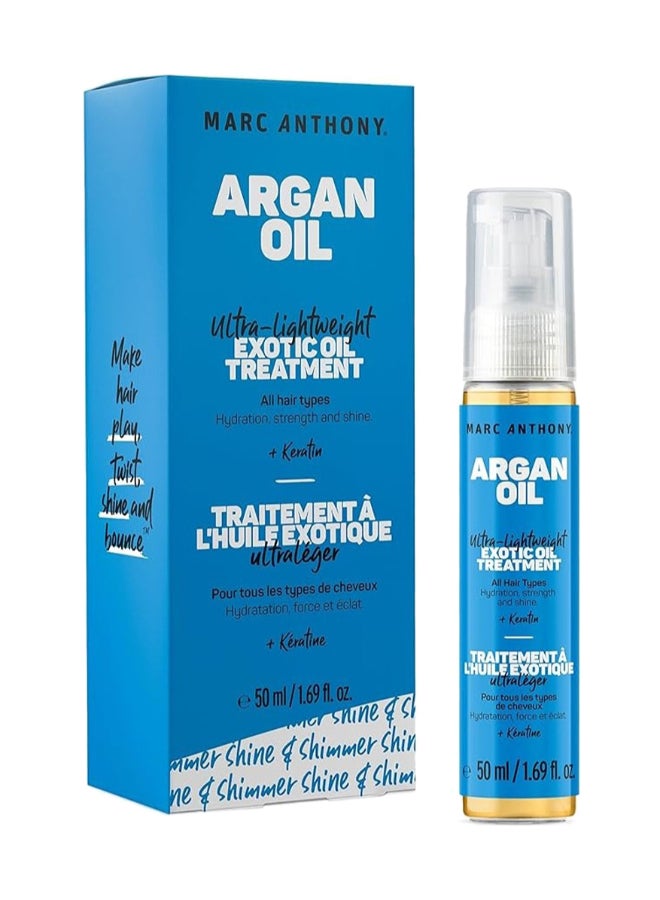 Marc Anthony Argan Oil Lightweight Exotic Oil Treatment, Infused With Argan Oil 50ml - Image 1