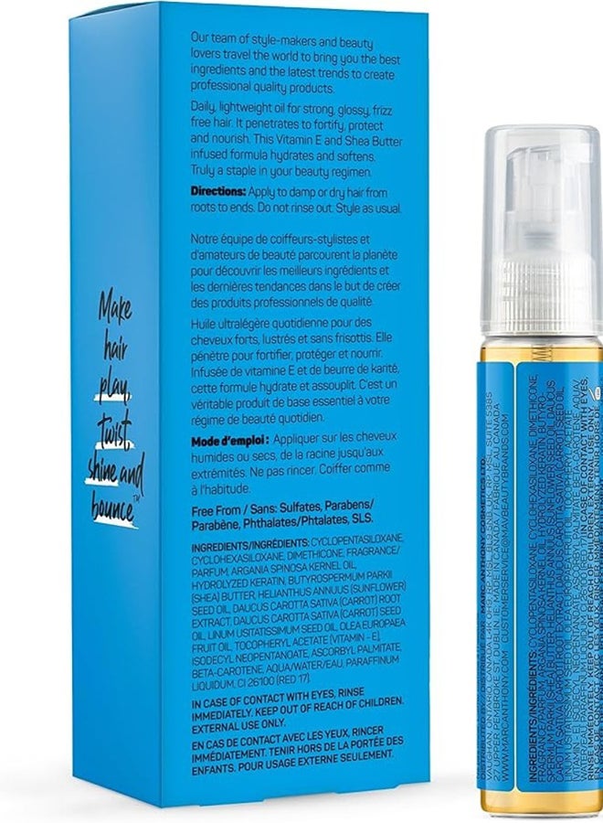 Marc Anthony Argan Oil Lightweight Exotic Oil Treatment, Infused With Argan Oil 50ml - Image 5