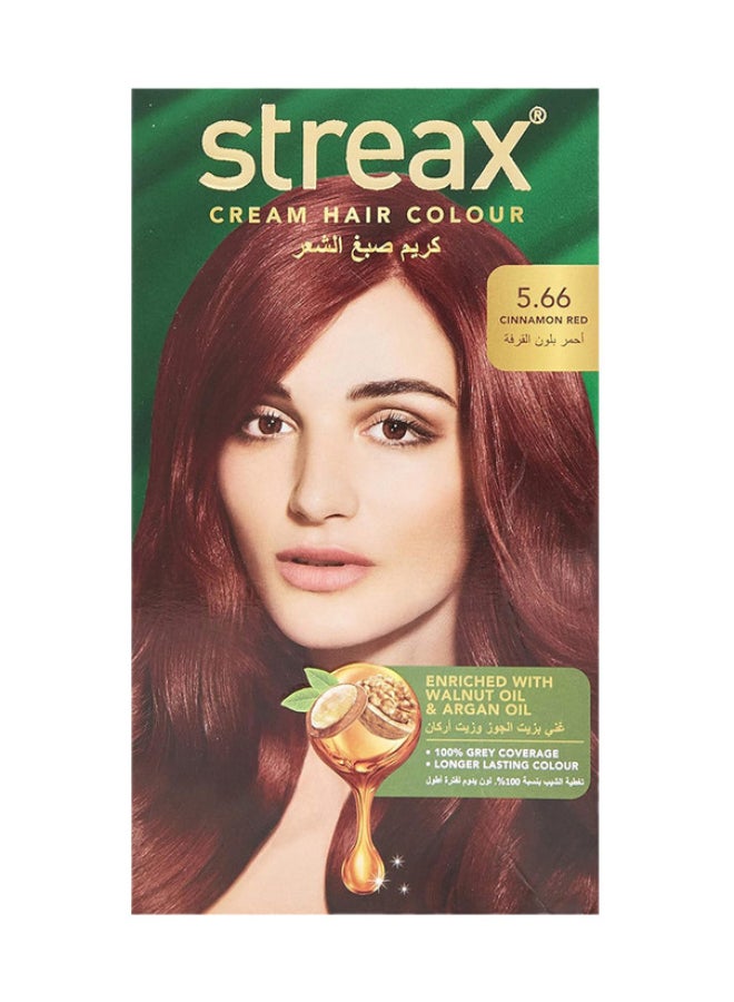 Streax Cream Hair Colour Cinnamon Red 5.66 - Image 1