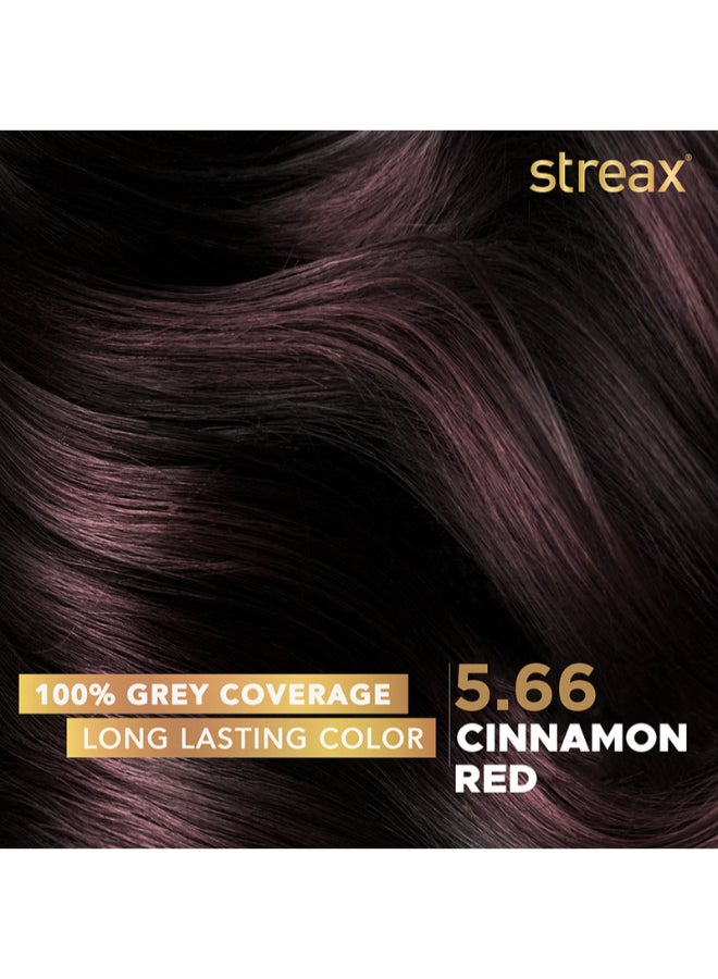 Streax Cream Hair Colour Cinnamon Red 5.66 - Image 3