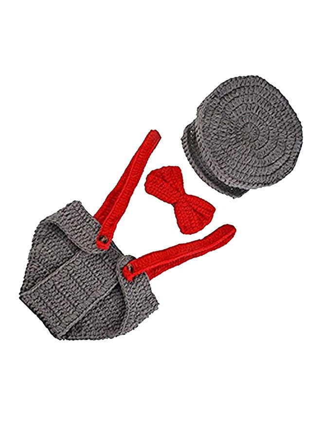 Handmade Aviator Crochet Photography Props - Image 2