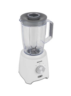 KRYPTON 3-In-1 Blender With Unbreakable  Jars, Stainless Steel Blade, 600W Powerful Motor with 3 Speed Setting and Pulse 1.8 L 600 W KNB6029 White/Grey  - Image 2