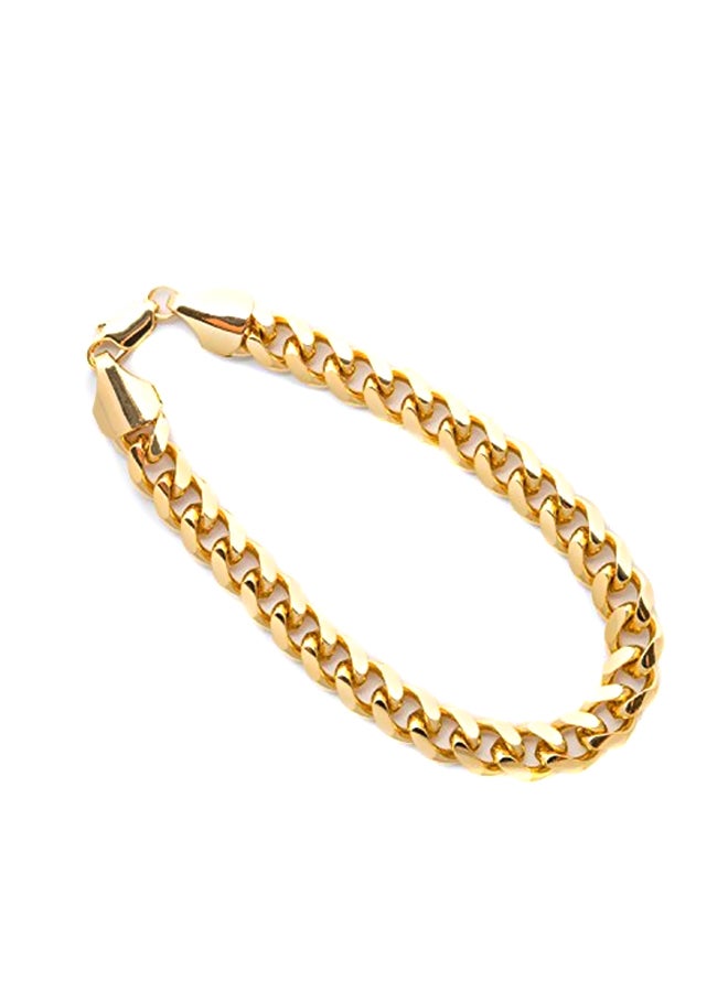 24K Gold Cuban Link Bracelet