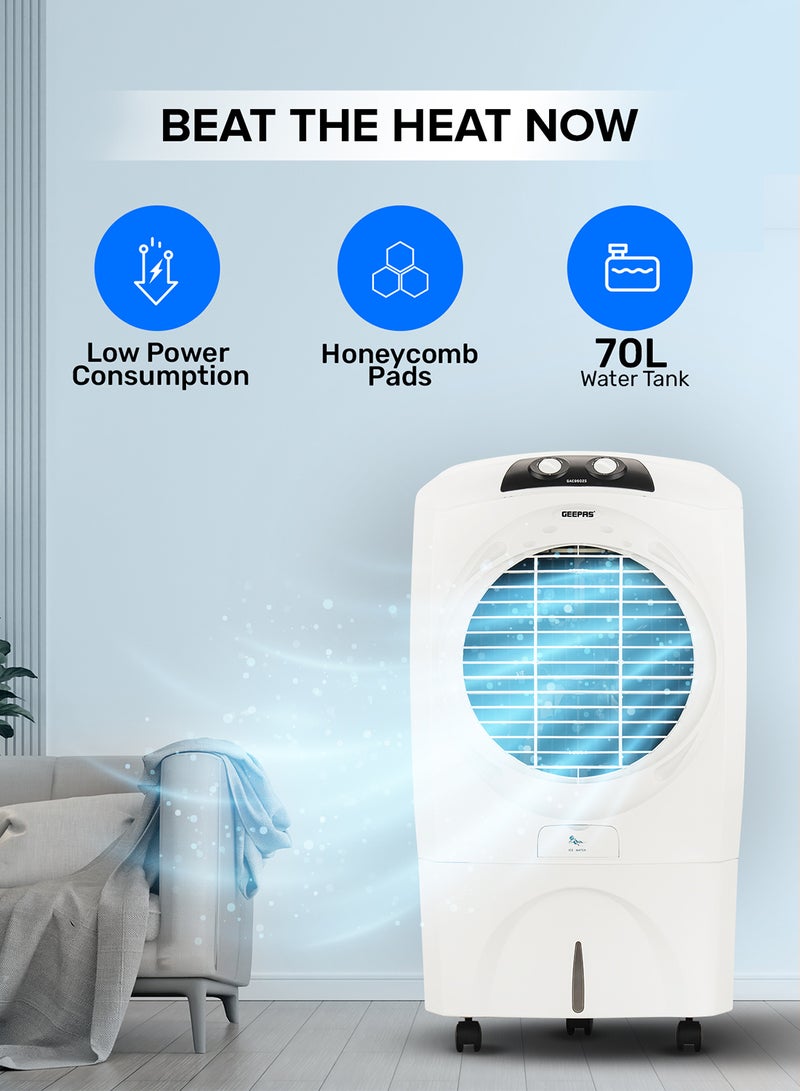 جيباس جهاز تبريد الهواء بقدرة 200 وات 70 L 150 W GAC9602 أبيض/ أسود  - Image 2