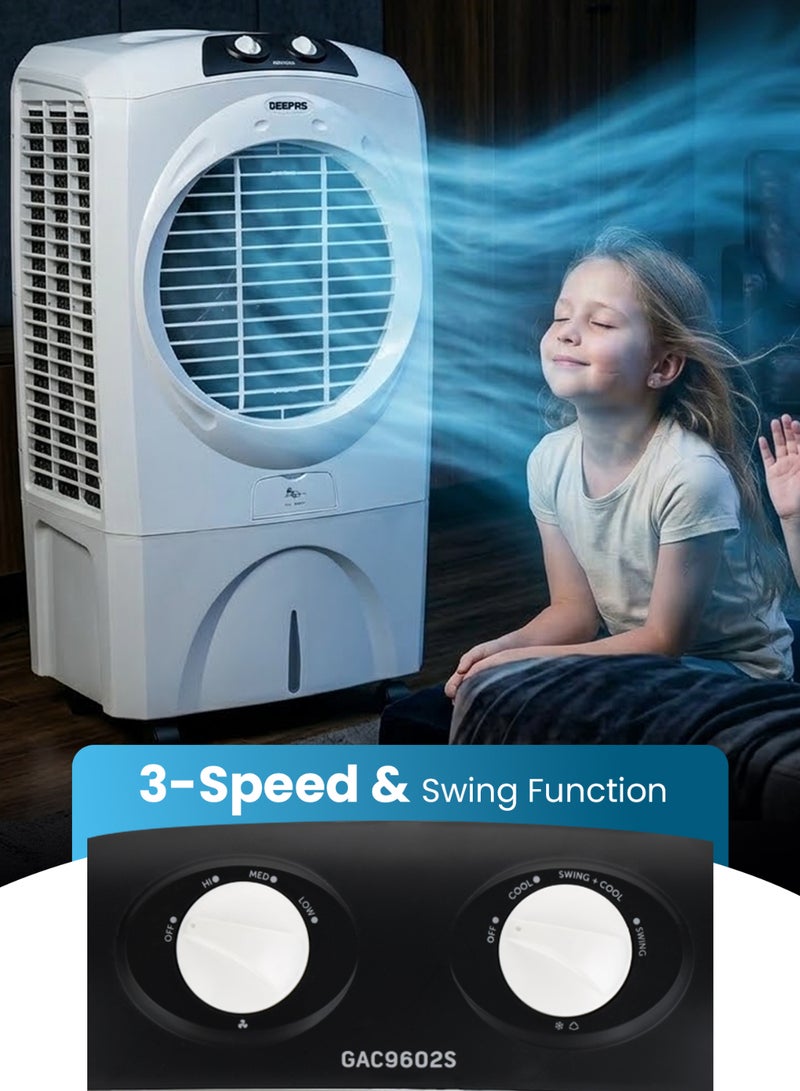 جيباس جهاز تبريد الهواء بقدرة 200 وات 70 L 150 W GAC9602 أبيض/ أسود - Image 4
