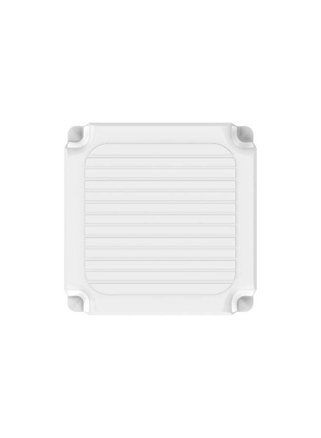 Cosmoplast Plastic Regina Low Square Table 48x48x43cm- (White) Cool Grey 48x48x43cm - Image 5