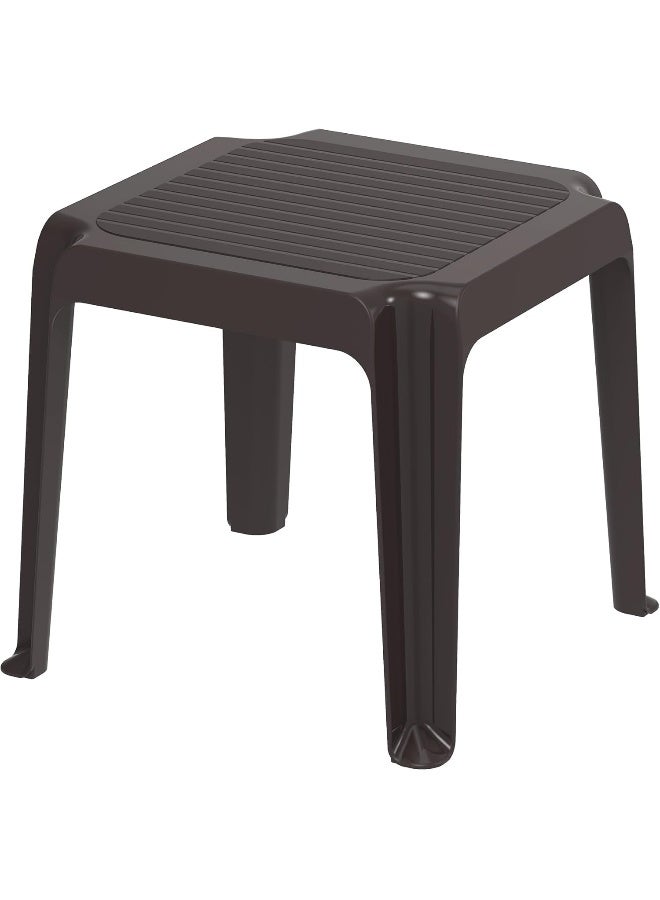 كوزموبلاست - طاولة ريجينا منخفضة الارتفاع بني غامق 48x48x43سم - Image 1