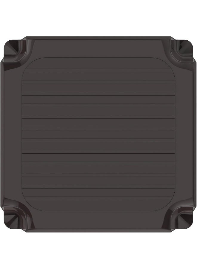كوزموبلاست - طاولة ريجينا منخفضة الارتفاع بني غامق 48x48x43سم - Image 1