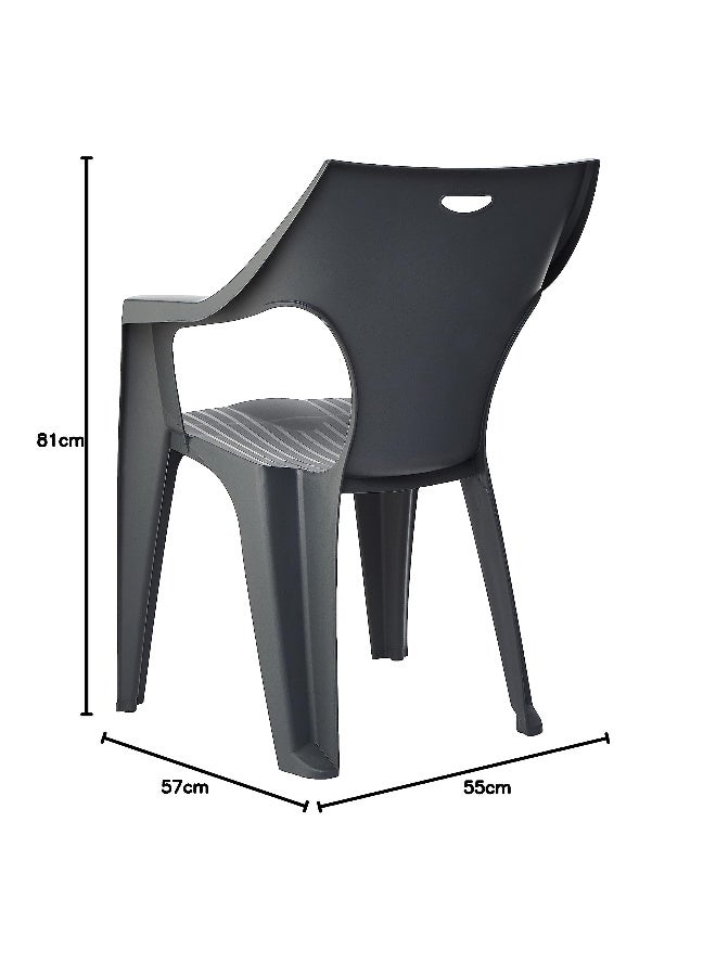Cosmoplast - Duke Arm Chair Cool Grey - Image 1