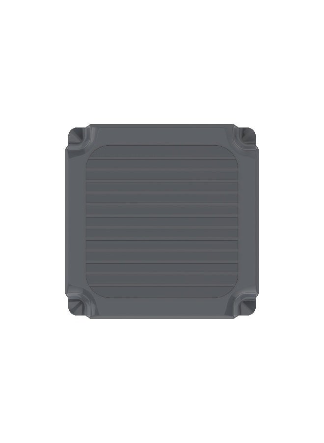 Cosmoplast - Plastic Regina Low Square Table Cool Grey Cool Grey 48x48x43cm - Image 1