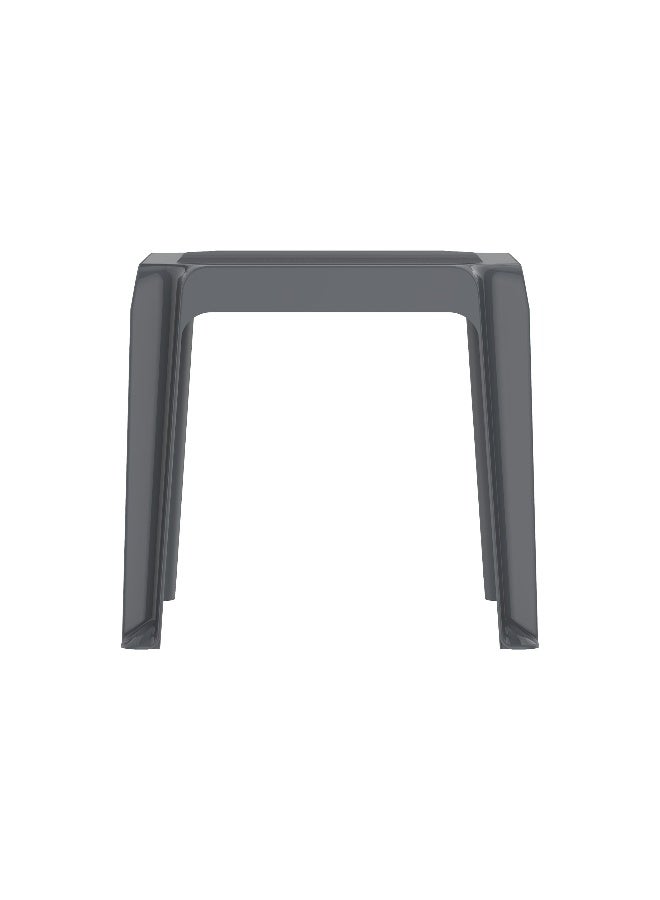 Cosmoplast - Plastic Regina Low Square Table Cool Grey Cool Grey 48x48x43cm - Image 1