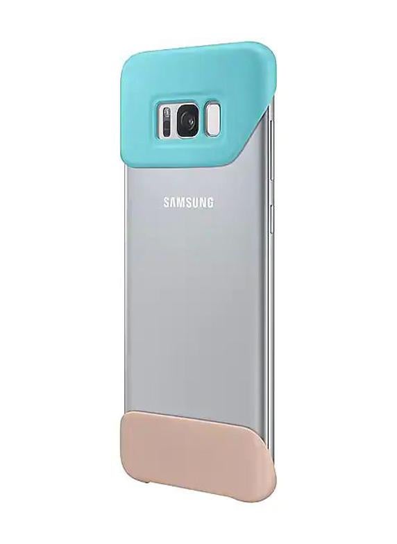 Samsung 2-Piece Corner And Edge Protector For Samsung Galaxy S8+ Mint/Brown - Image 2