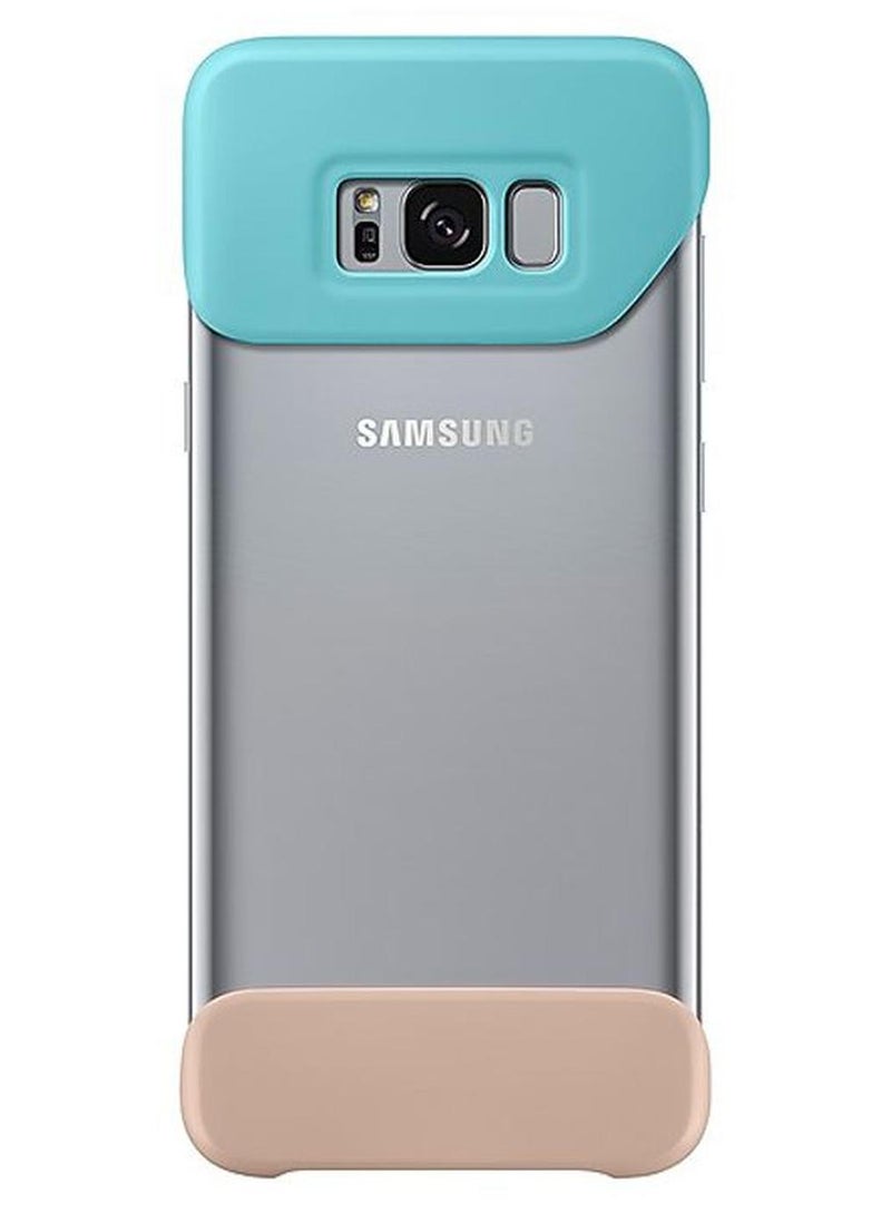Samsung 2-Piece Corner And Edge Protector For Samsung Galaxy S8+ Mint/Brown - Image 1