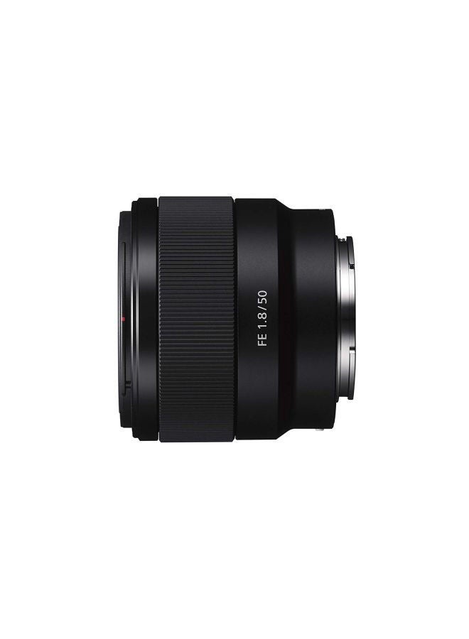 Sony FE 50mm F1.8 Compact Lightweight E Mount Lens with Beautiful Dedofusing Bokeh Compatible with Full Frame and APS C Camera SEL50F18F, Black, Lens Only Black - Image 2