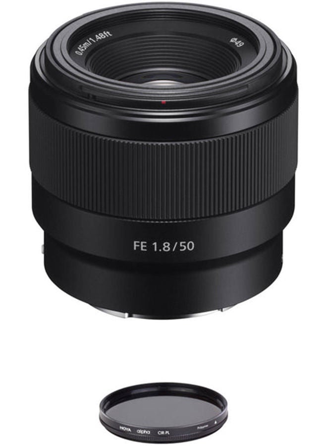 Sony FE 50mm F1.8 Compact Lightweight E Mount Lens with Beautiful Dedofusing Bokeh Compatible with Full Frame and APS C Camera SEL50F18F, Black, Lens Only Black - Image 5