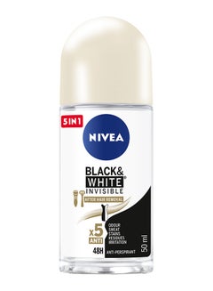 Black And White Invisible Silky Smooth, Antiperspirant For Women, Roll-On 50ml - pnsku/N22704717A/45/_/1737549548/5fcfff06-3243-4938-b4d5-dda594381dd2